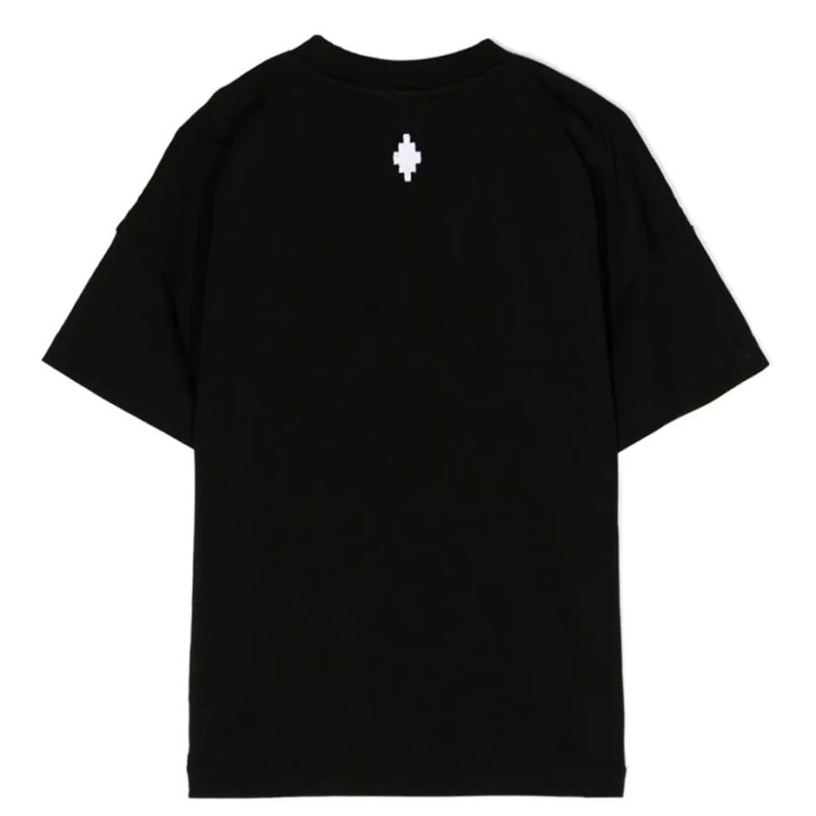 KIDS21 Black Feather Print T-Shirt for Kids - Stylish Wings Design Tee