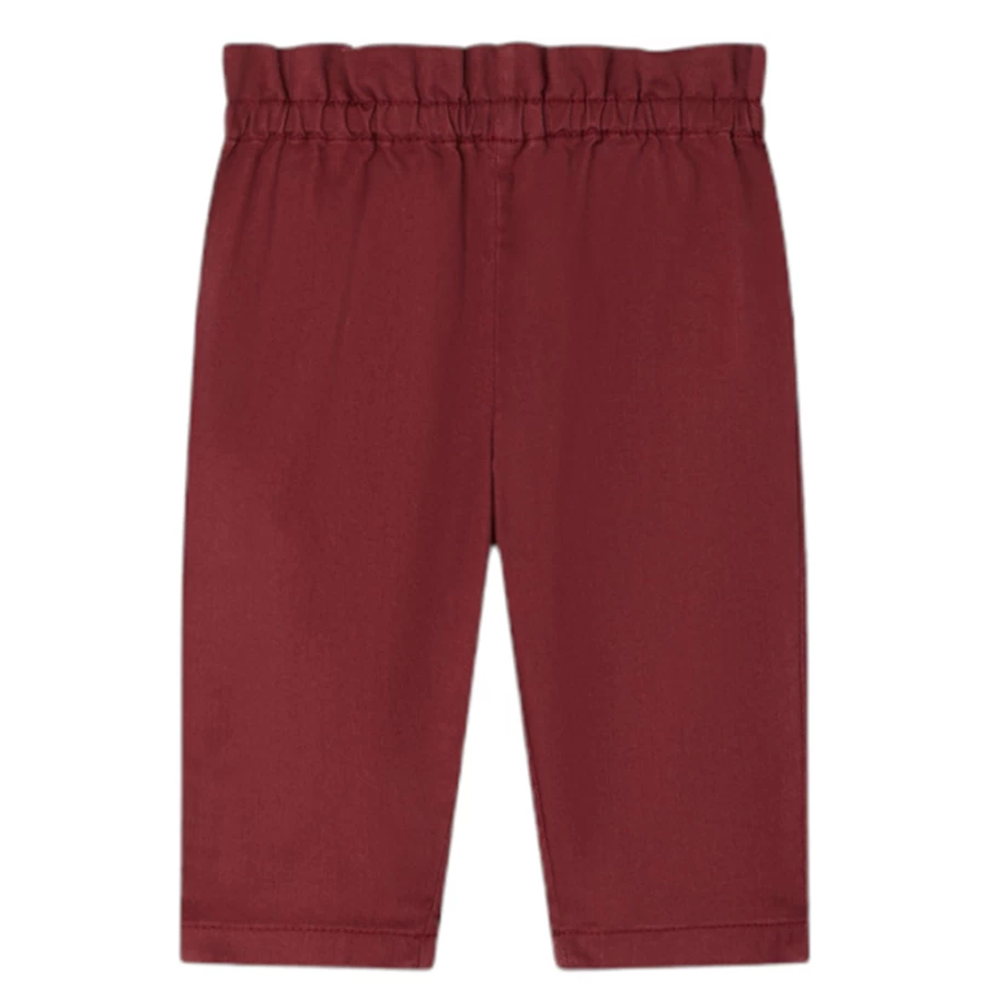 KIDS21 Luciole Pants for Kids - Burgundy Casual Trousers for Comfort & Style