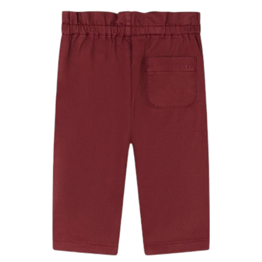 KIDS21 Luciole Pants for Kids - Burgundy Casual Trousers for Comfort & Style