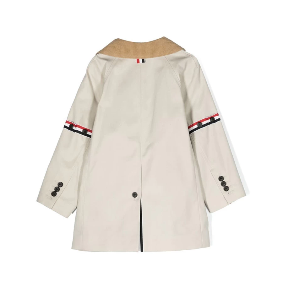 "KIDS21 Khaki Cotton Twill Coat for Kids – Stylish and Durable Jacket"