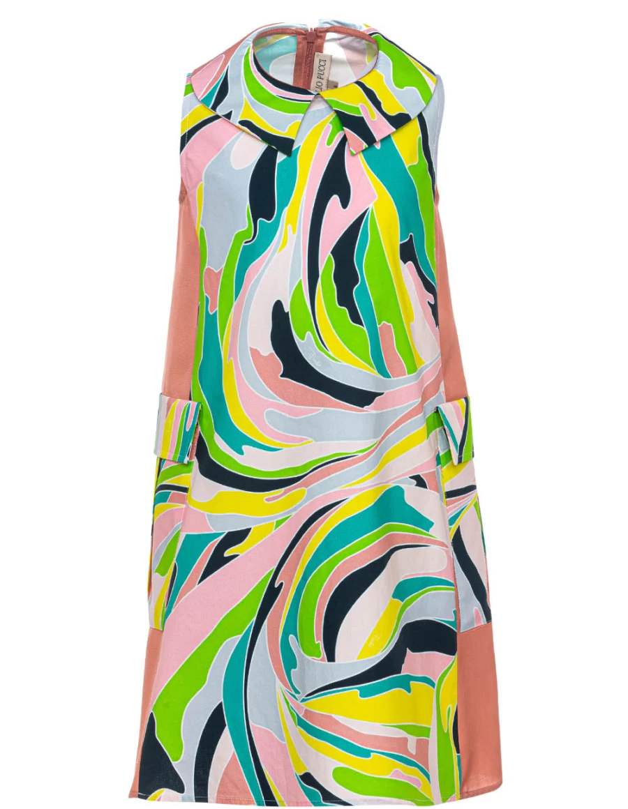 "KIDS21 Multi-Colored Printed Dress - Stylish & Comfortable Kids' Fashion"