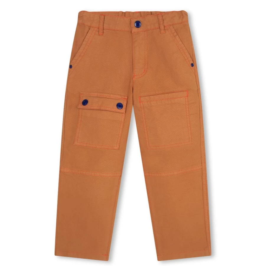 "KIDS21 Brown Cargo Pants for Kids - Durable and Stylish Children's Trousers"