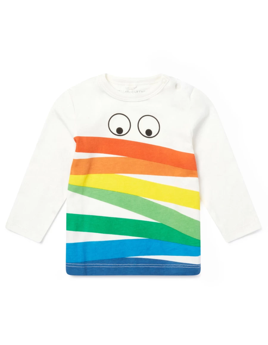 "KIDS21 Multi-Colored Shapes Face Graphic T-Shirt for Kids"