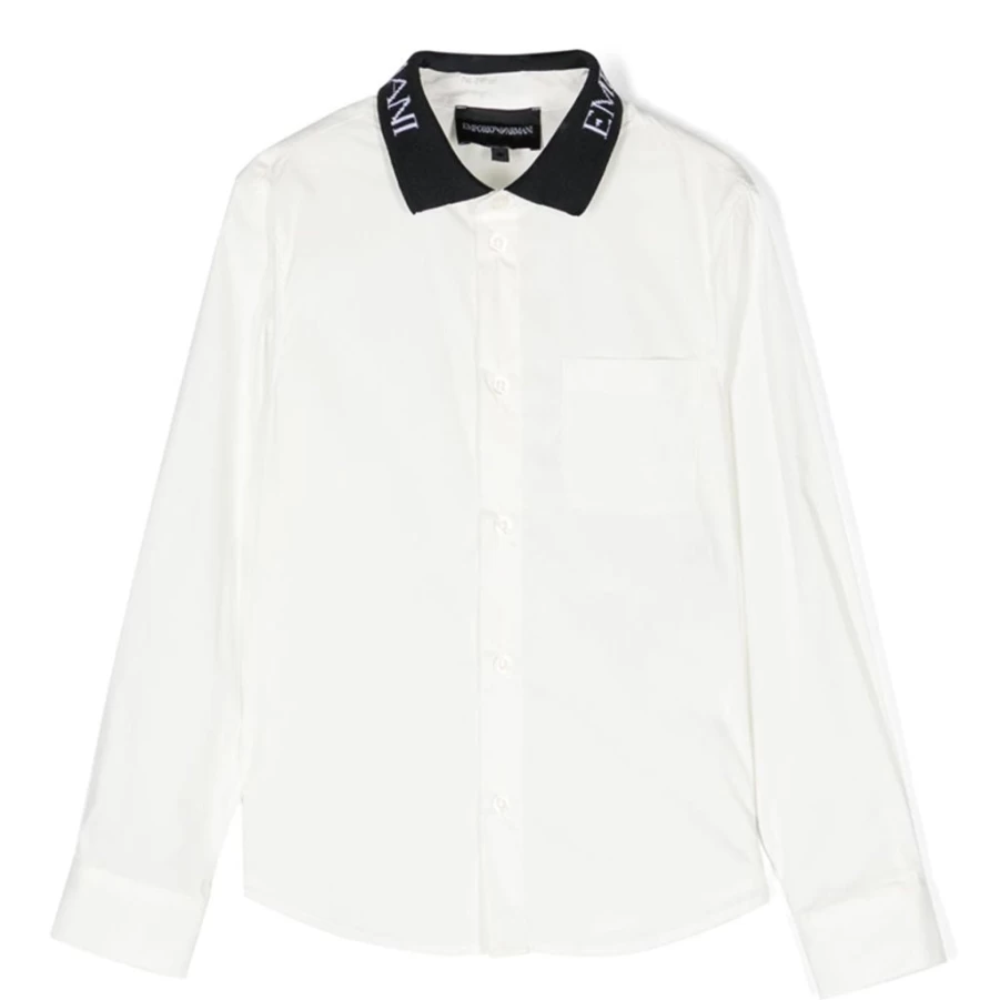 "KIDS21 White Long Sleeve Shirt for Kids – Comfortable & Stylish"