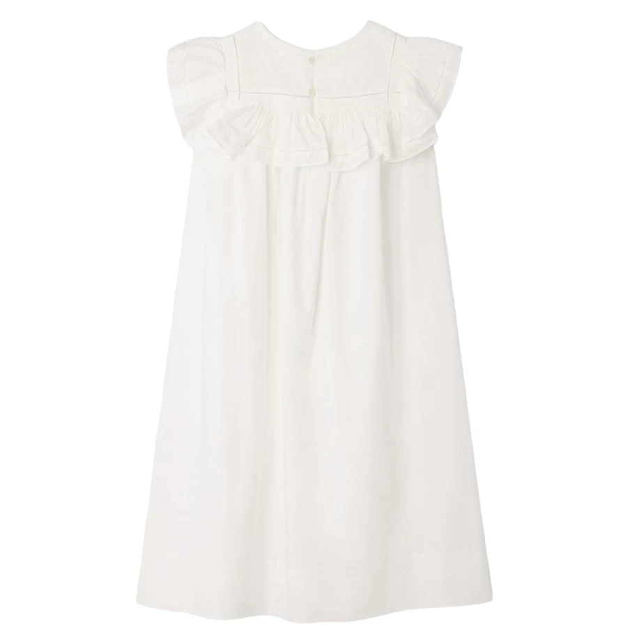 KIDS21 White Charlyne Dress for Girls - Elegant Kids Fashion
