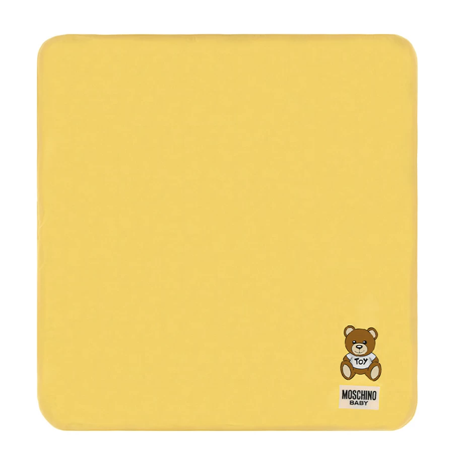 "KIDS21 Yellow Plush Toy Bear Blanket for Kids - Soft & Cozy Comfort"