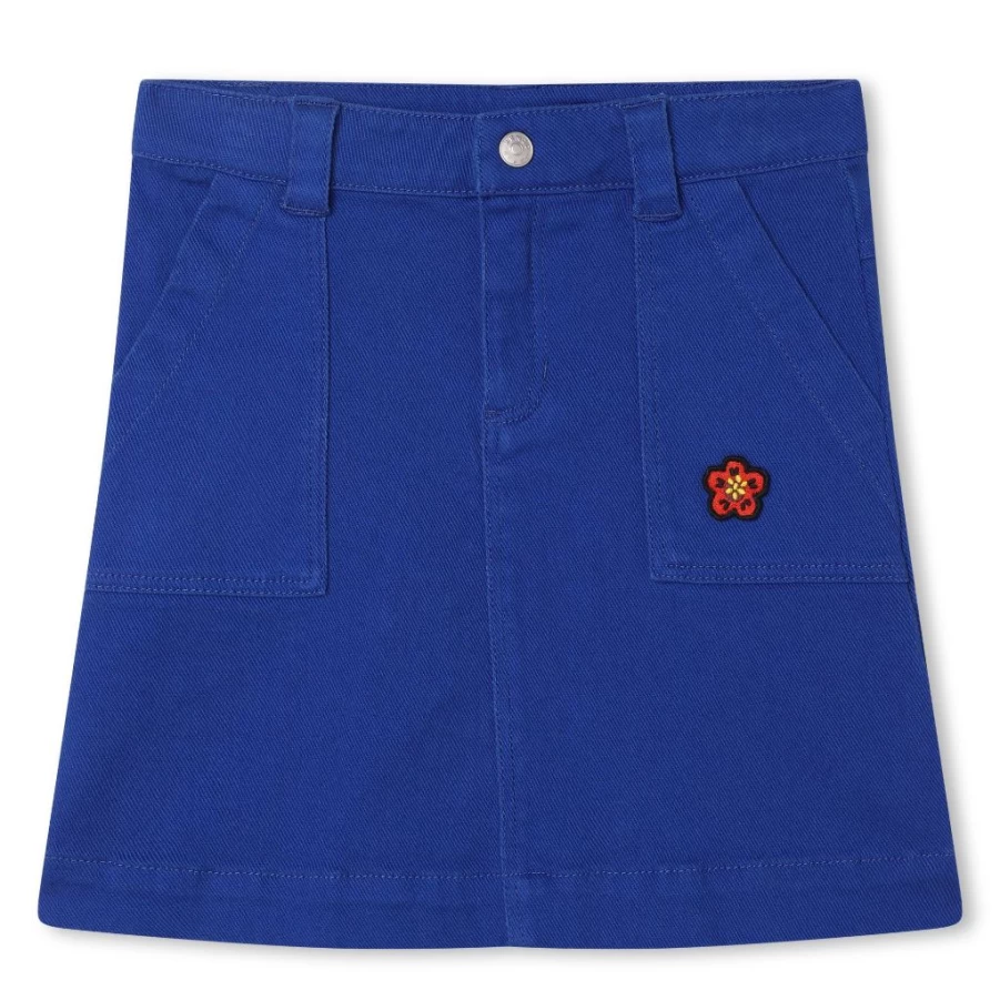 KIDS21 Blue Boke Badge Skirt for Kids - Stylish and Comfortable