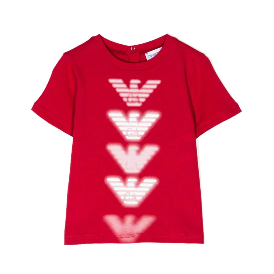 "KIDS21 Red Short Sleeve T-Shirt for Kids - Comfortable Cotton Tee"