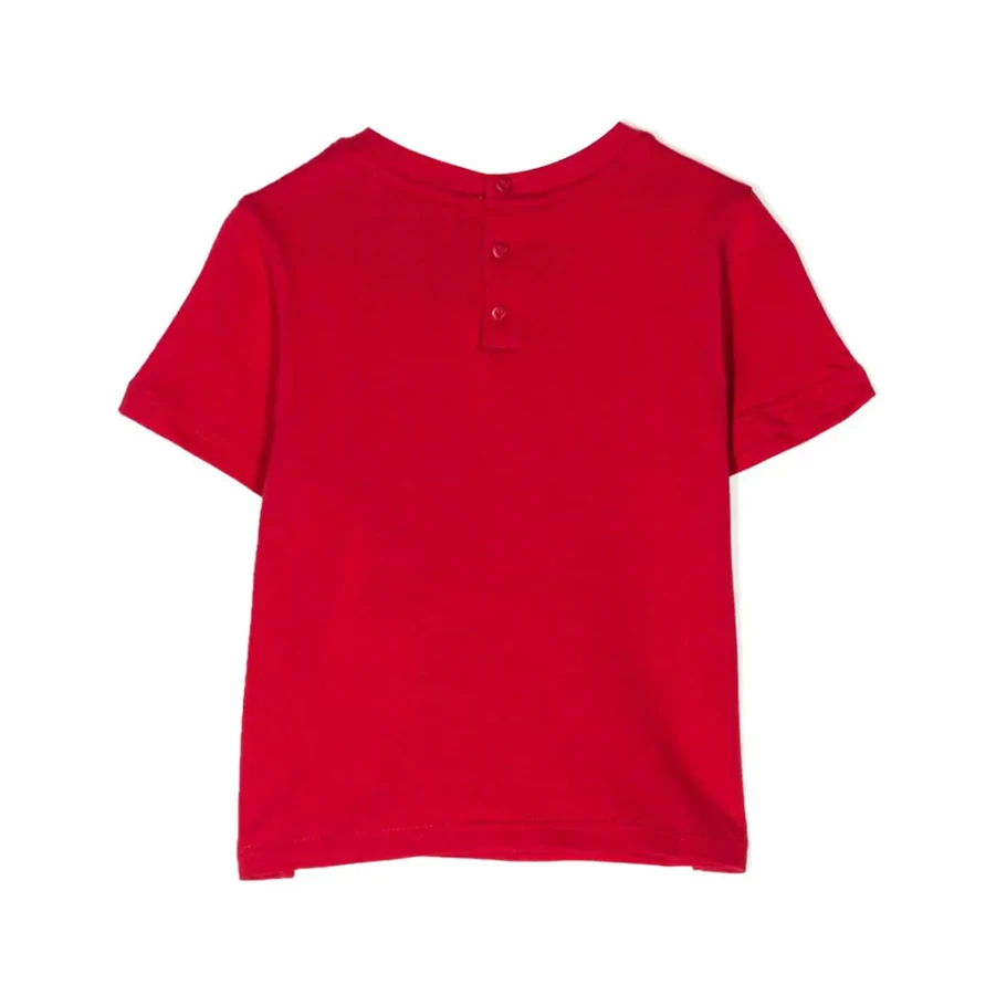 "KIDS21 Red Short Sleeve T-Shirt for Kids - Comfortable Cotton Tee"
