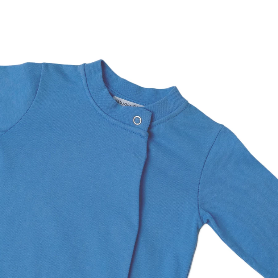 "KIDS21 Blue Baby Onesie - Soft & Comfortable Infant Bodysuit"