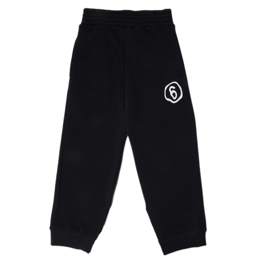 KIDS21 Black Logo Sweatpants for Kids - Comfortable Casual Joggers