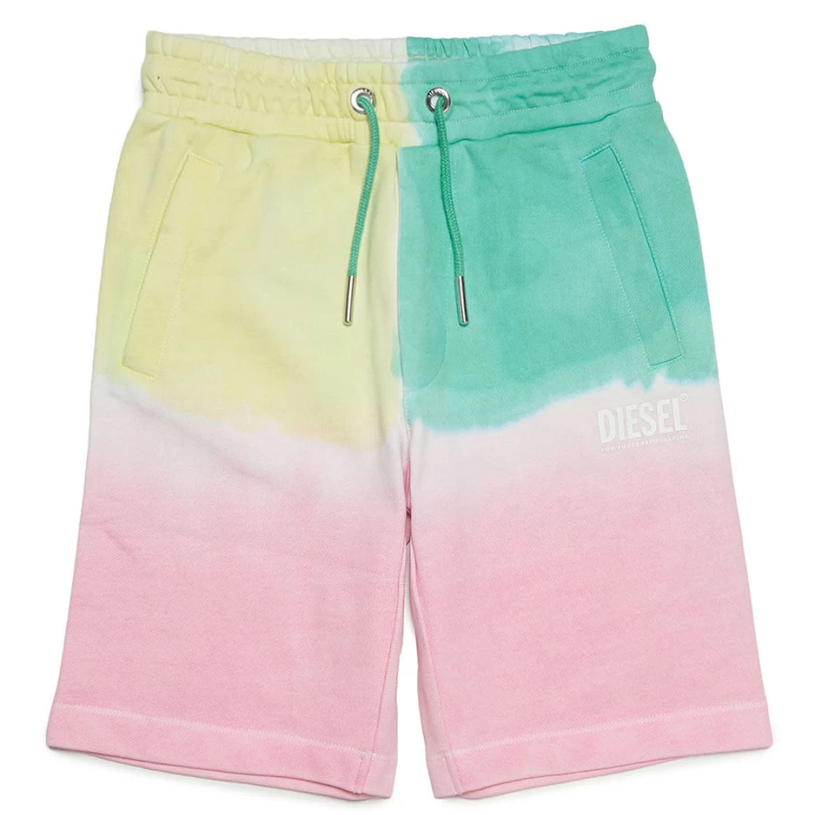 "KIDS21 Multi-Colored Tie Dye Sweatshorts for Kids - Comfortable & Stylish"