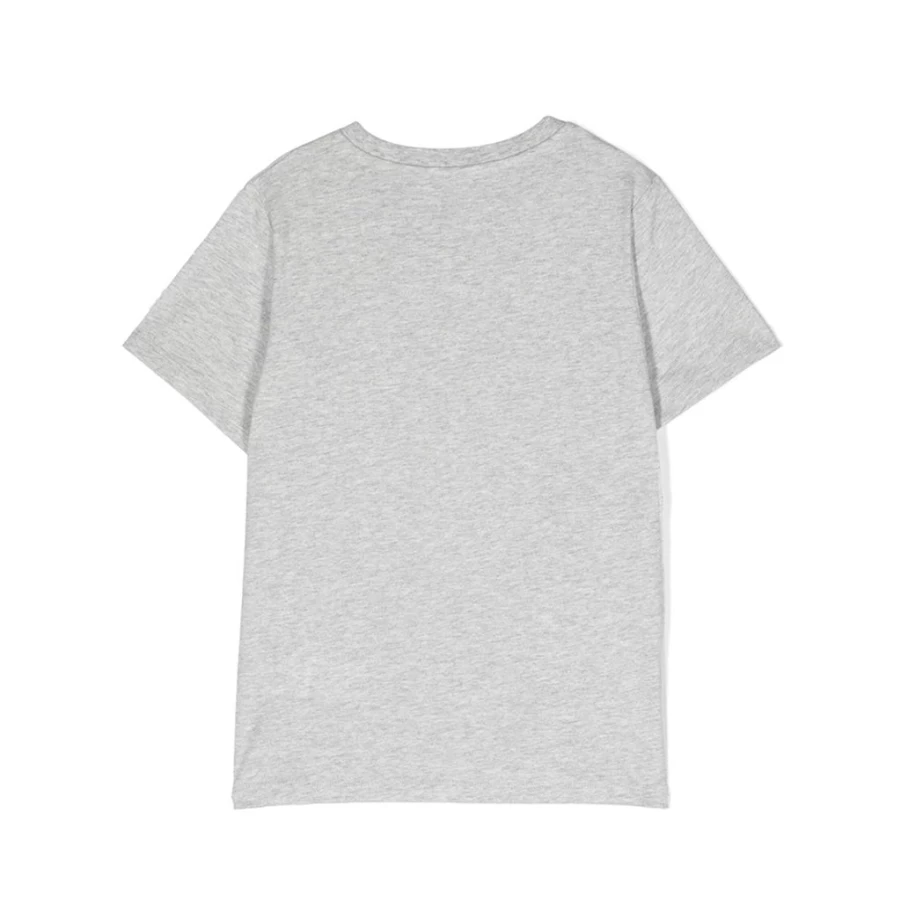 "KIDS21 Grey Bear Graphic T-Shirt for Kids - Soft Cotton Cute Animal Tee"