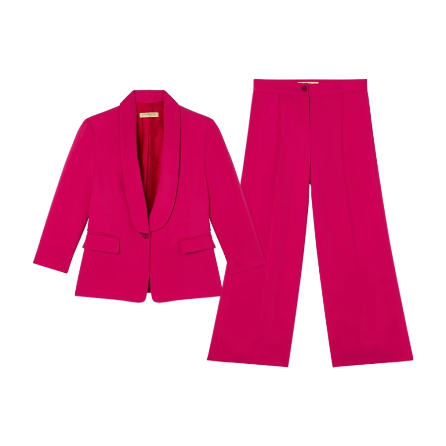 "KIDS21 Fuchsia Kids Suit Jacket and Trouser Set for Boys/Girls"