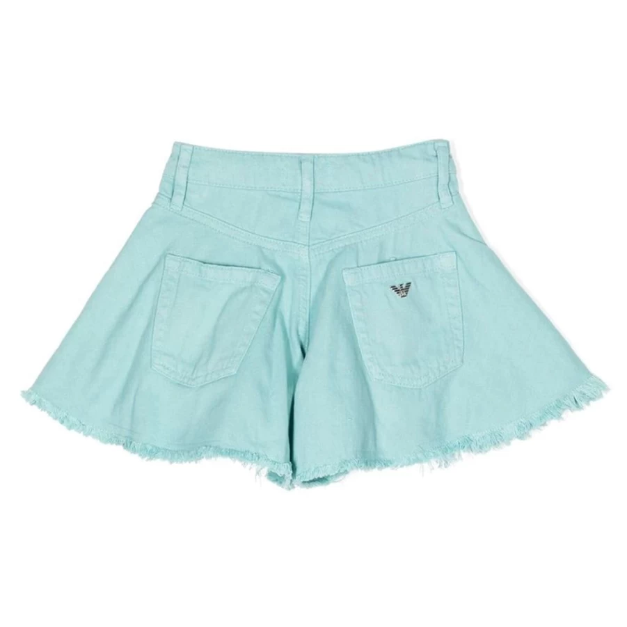 "KIDS21 Turquoise Denim Shorts for Kids – Stylish & Comfortable"
