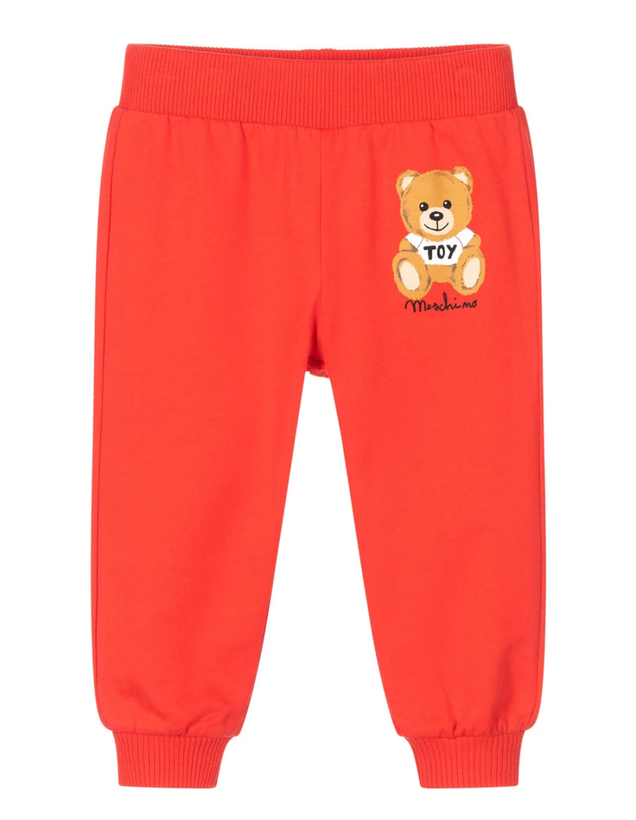 KIDS21 Red Bear Print Sweatpants for Kids - Comfortable Fleece Lounge Pants