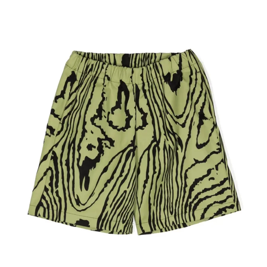 "KIDS21 Yellow Patterned Shorts for Kids - Stylish & Comfortable"