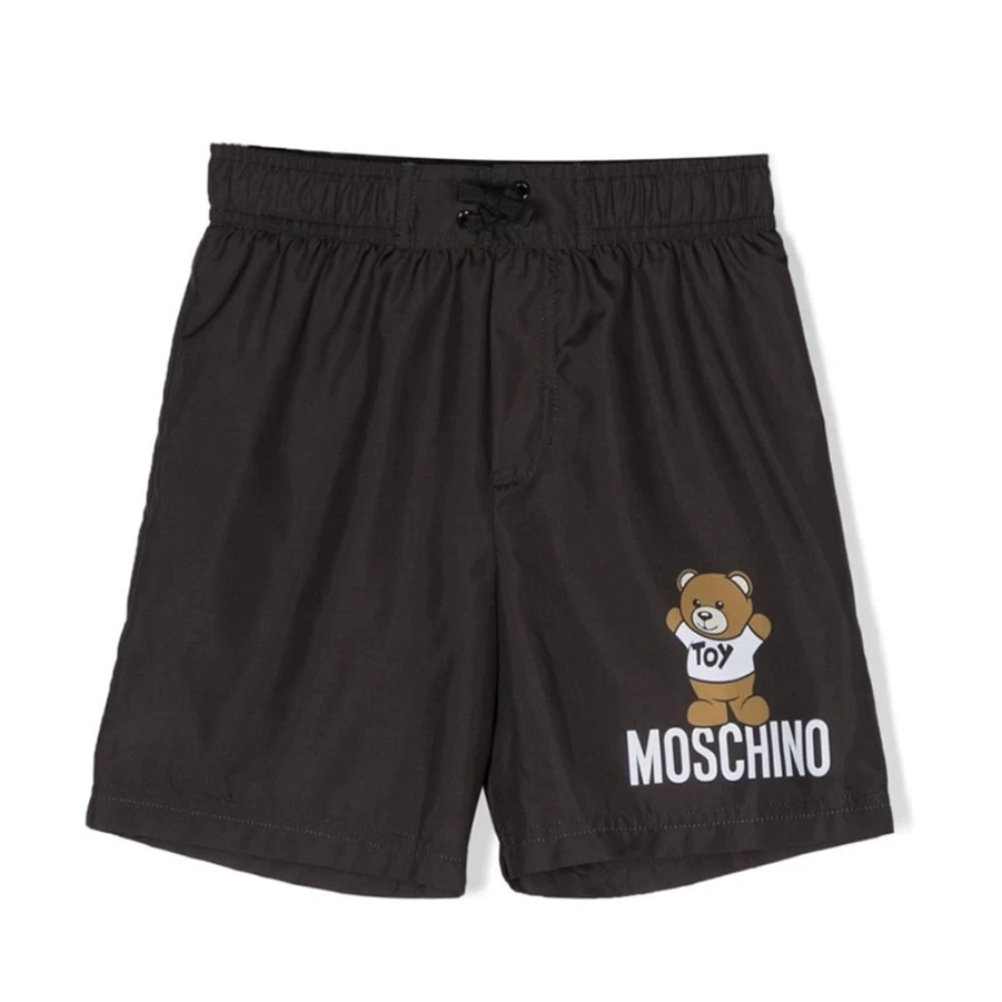 KIDS21 Black Toy Bear Print Shorts for Kids - Comfortable & Stylish