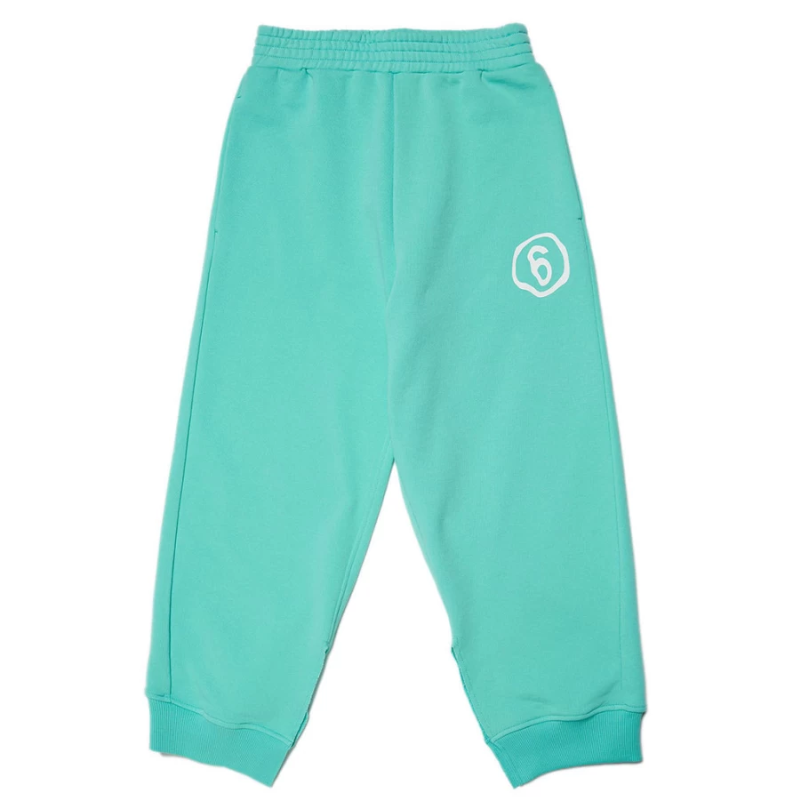 KIDS21 Green Logo Sweatpants for Kids - Comfortable Casual Joggers