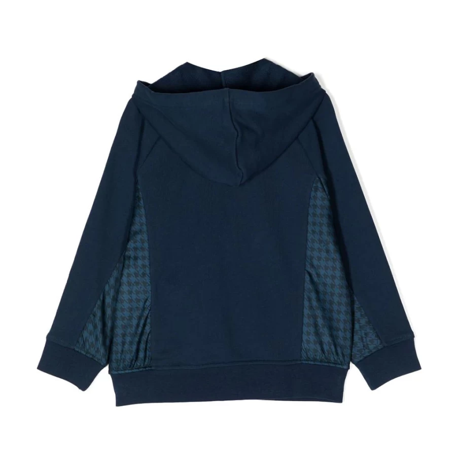 KIDS21 Blue Logo Sweatshirt for Kids - Comfortable Cotton Pullover with Embroidered Design