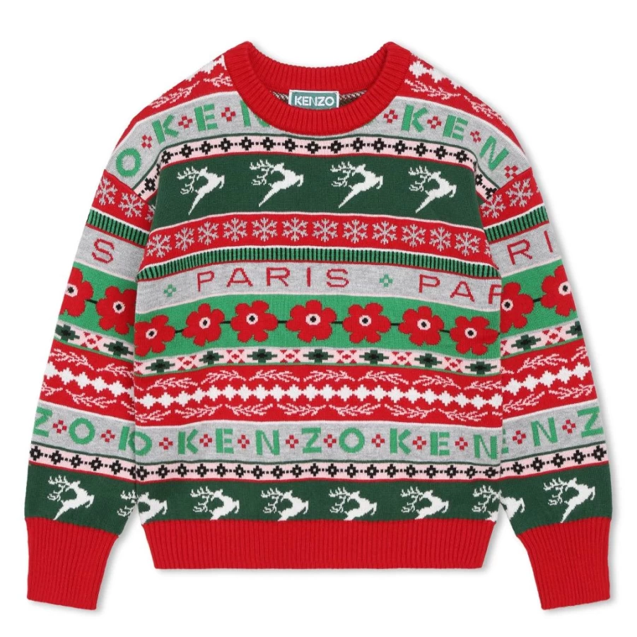 "KIDS21 Red Pullover Sweater for Kids - Soft and Comfortable"