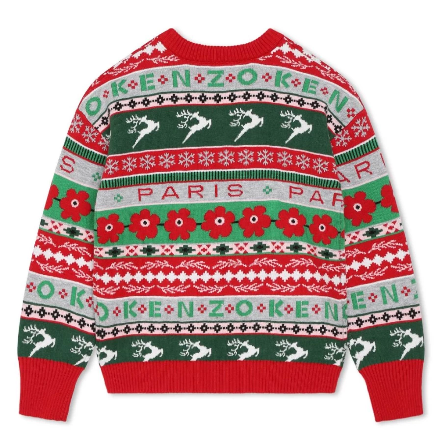 "KIDS21 Red Pullover Sweater for Kids - Soft and Comfortable"