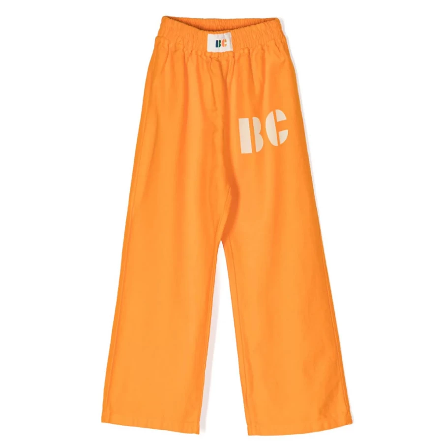 KIDS21 Orange Logo Trousers for Kids - Stylish & Comfortable Design