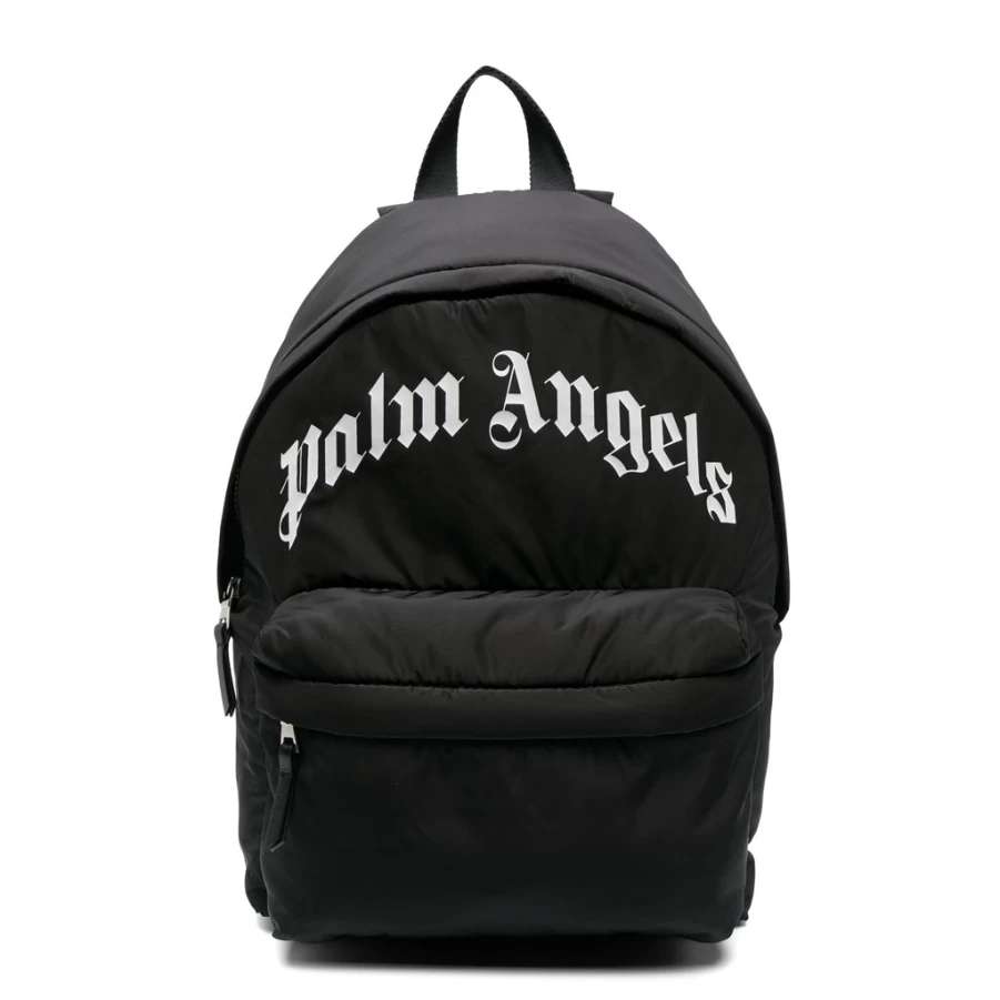 KIDS21 Black Curved Logo Large Backpack for School & Travel