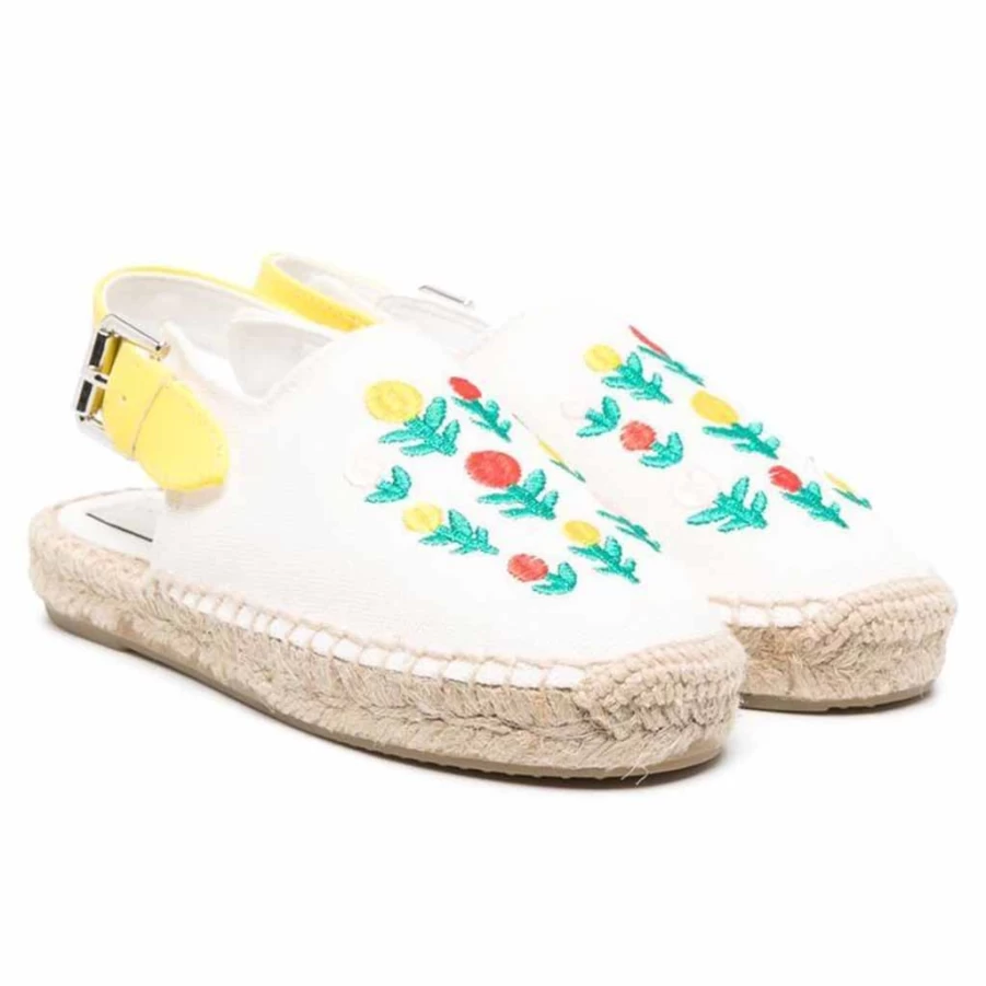 KIDS21 White Espadrillas for Kids - Comfortable Summer Shoes