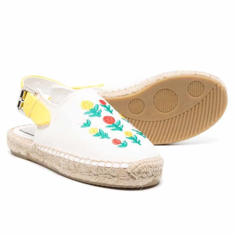 KIDS21 White Espadrillas for Kids - Comfortable Summer Shoes