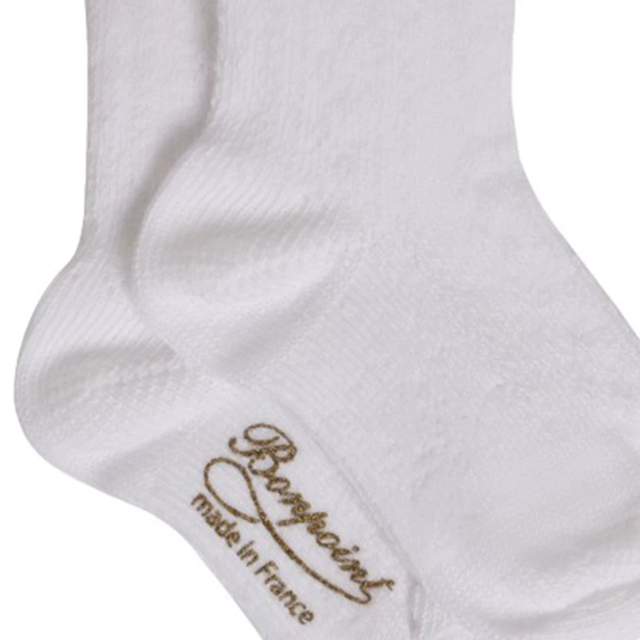 "KIDS21 White Comfortable Kids Socks - Soft & Breathable Cotton Socks for Boys and Girls"