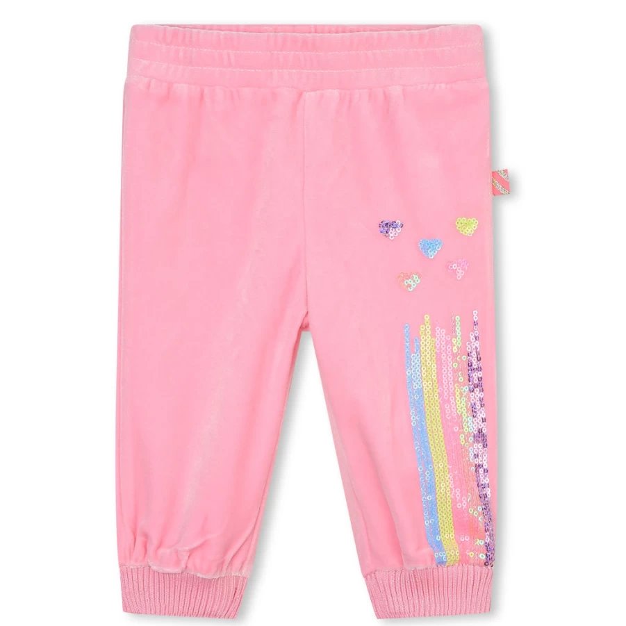 KIDS21 Pink Rainbow Sweatpants for Kids - Comfortable & Colorful Joggers