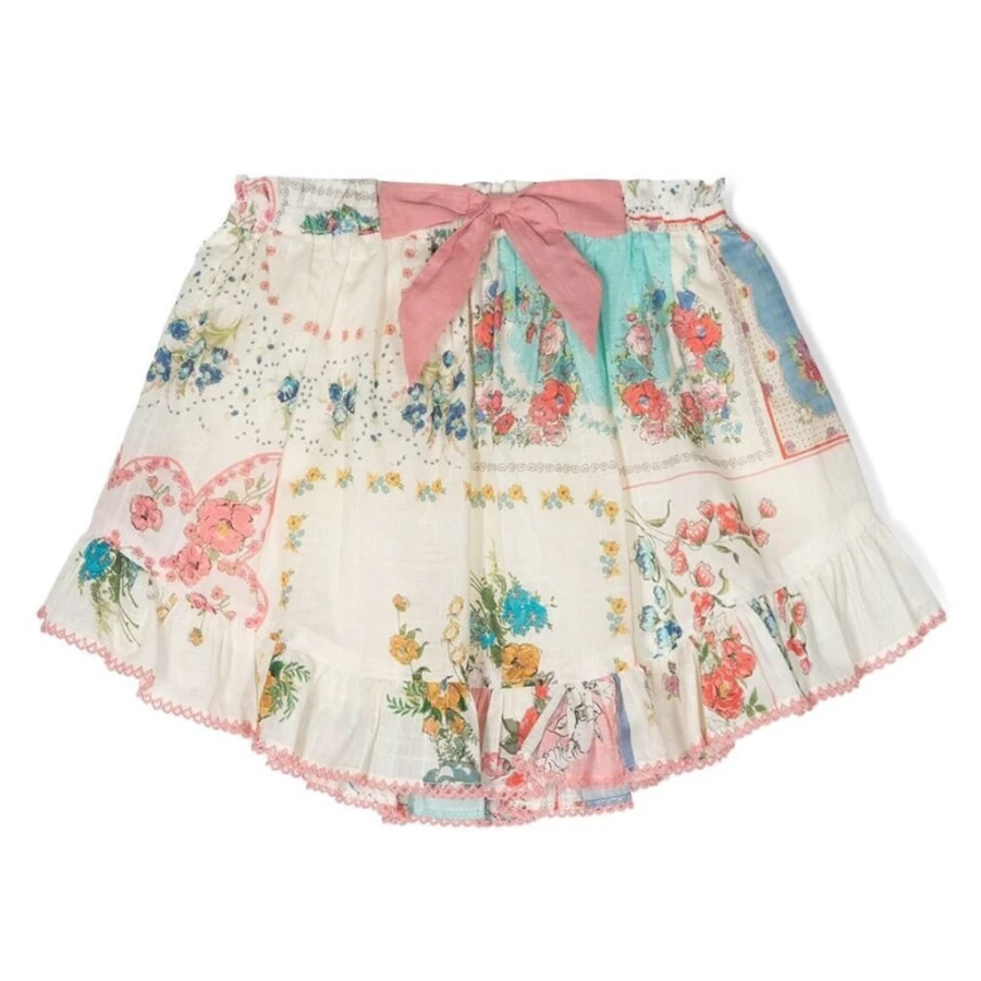 KIDS21 Multi-Colored Clover Flip Skirt for Kids - Stylish & Comfortable