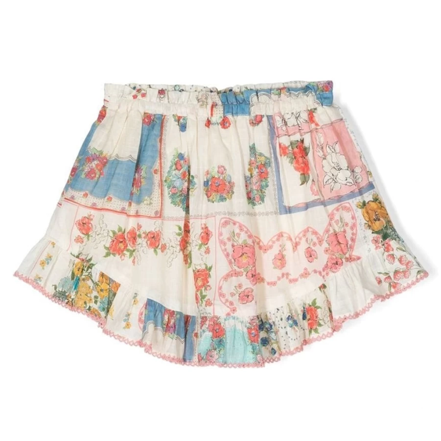 KIDS21 Multi-Colored Clover Flip Skirt for Kids - Stylish & Comfortable