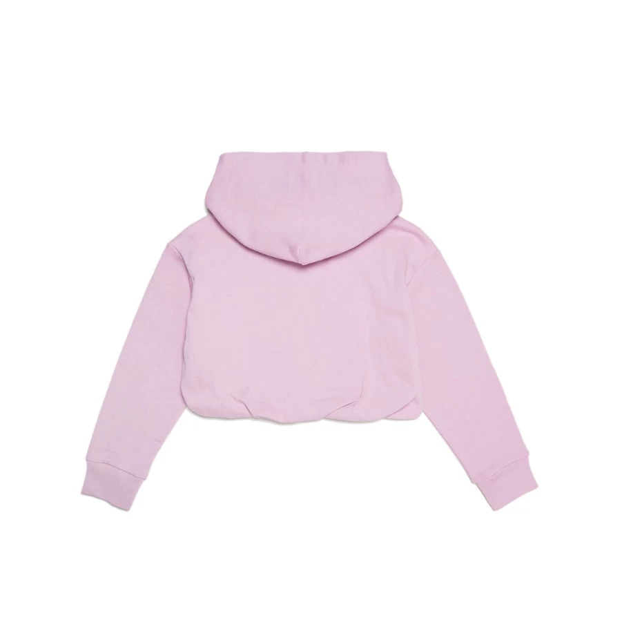 "KIDS21 Pink Crop Sweatshirt for Kids - Trendy Comfort Fit"