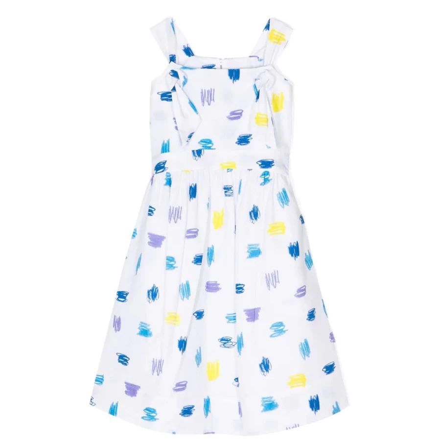 KIDS21 Multi-Colored Knot Detail Sundress for Kids - Stylish Summer Dress