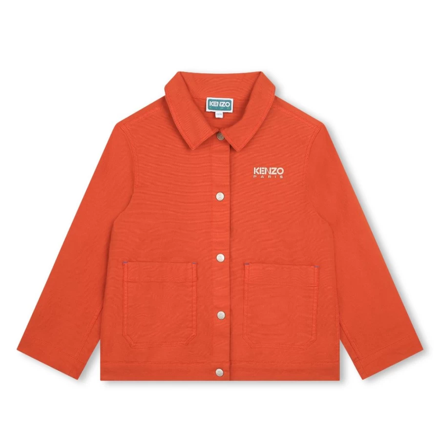 KIDS21 Orange Kotora Jacket for Kids - Lightweight Water-Resistant Outdoor Windbreaker
