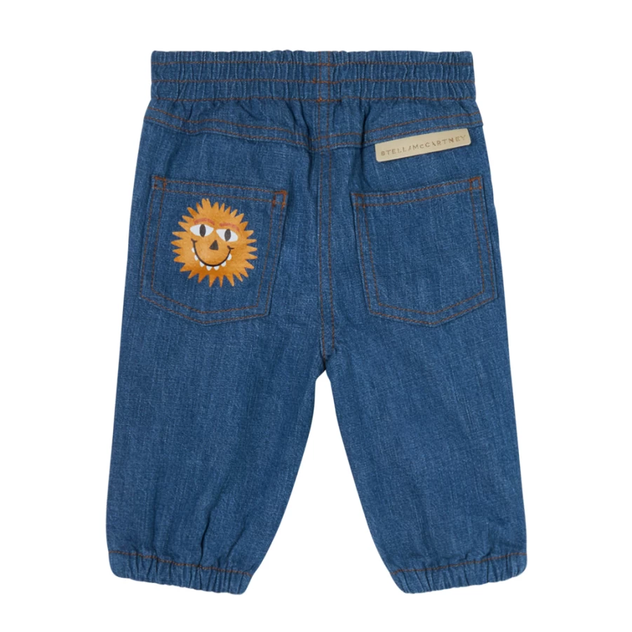 KIDS21 Blue Monsters Denim Trousers for Kids - Stylish Boys' Jeans with Fun Monster Designs