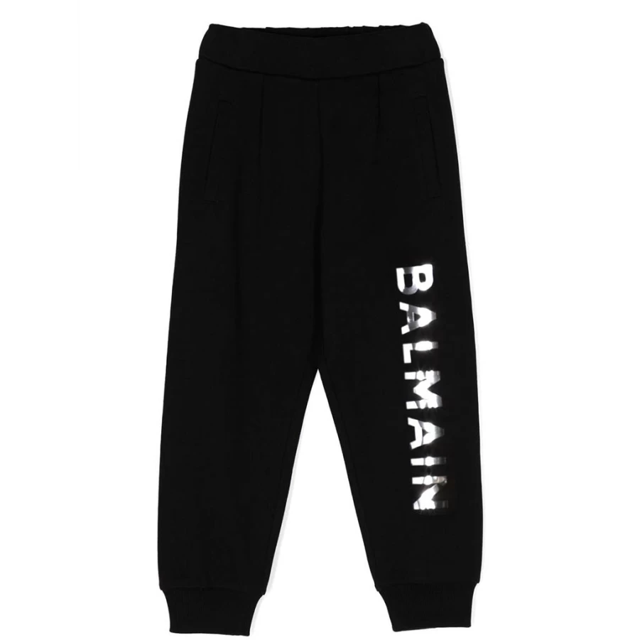 KIDS21 Black Logo Sweatpants for Kids - Comfortable Casual Joggers