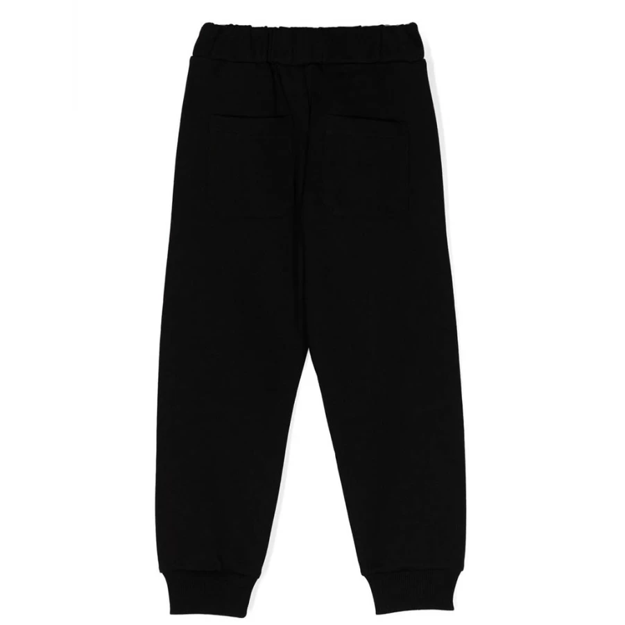 KIDS21 Black Logo Sweatpants for Kids - Comfortable Casual Joggers