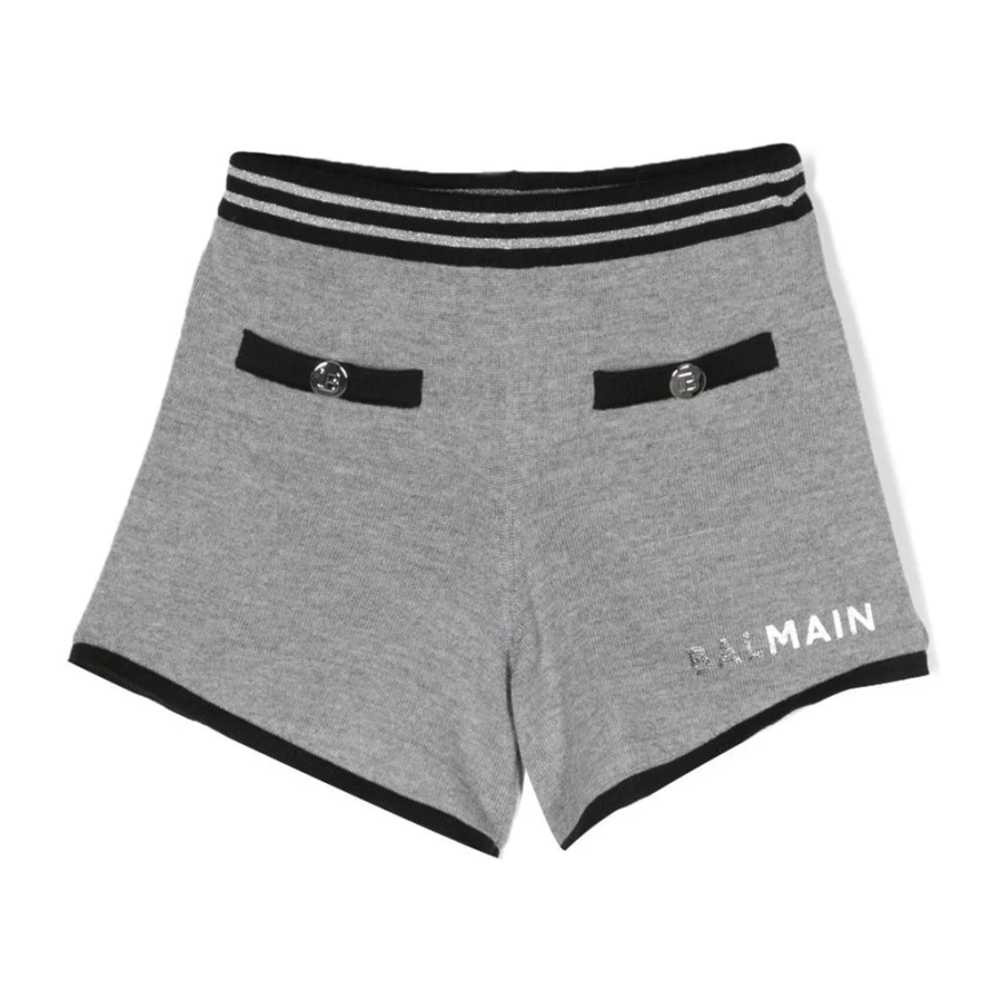 "KIDS21 Grey Knit Shorts for Kids - Comfortable Cotton Blend Summer Shorts"
