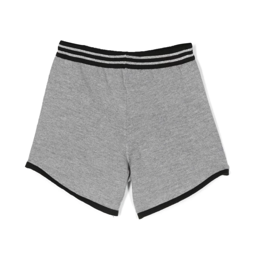 "KIDS21 Grey Knit Shorts for Kids - Comfortable Cotton Blend Summer Shorts"