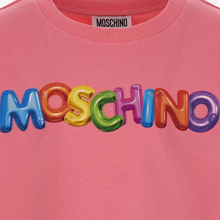 KIDS21 Fuchsia Logo Print T-Shirt Dress for Girls - Stylish Casual Wear