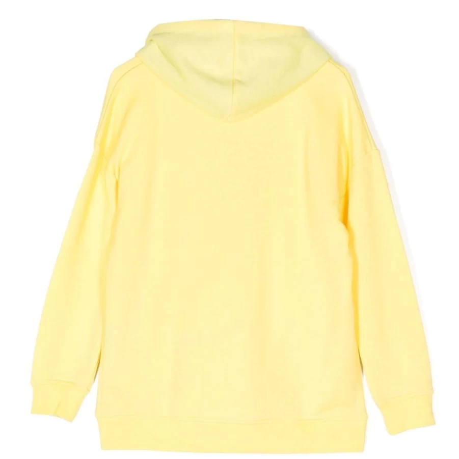 KIDS21 Yellow Drawstring Hooded Jacket for Kids - Lightweight Comfortable Pullover