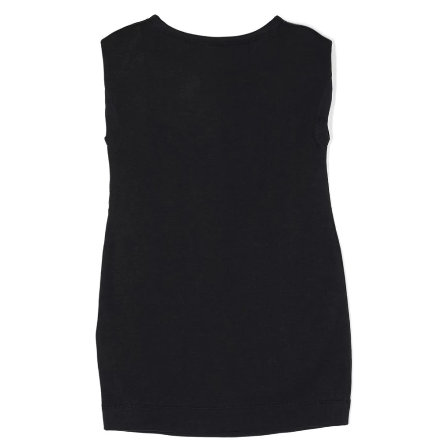 KIDS21 Navy Blue Logo Print Dress for Kids