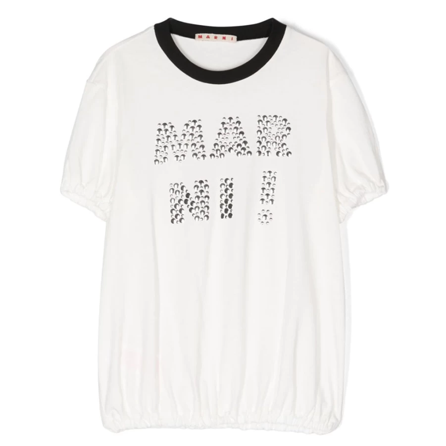 KIDS21 Ivory Logo T-Shirt for Kids - Comfortable Cotton Tee with Branded Design