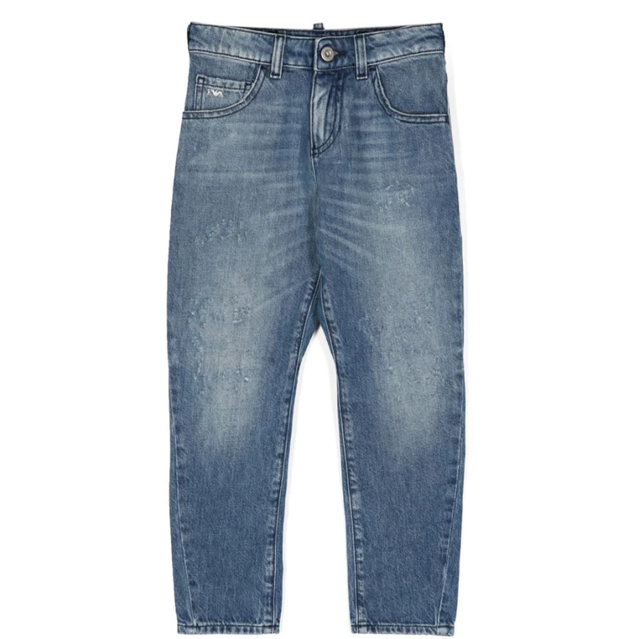 KIDS21 Boys' Indigo 5-Pocket Casual Pants for Kids - Comfortable & Durable