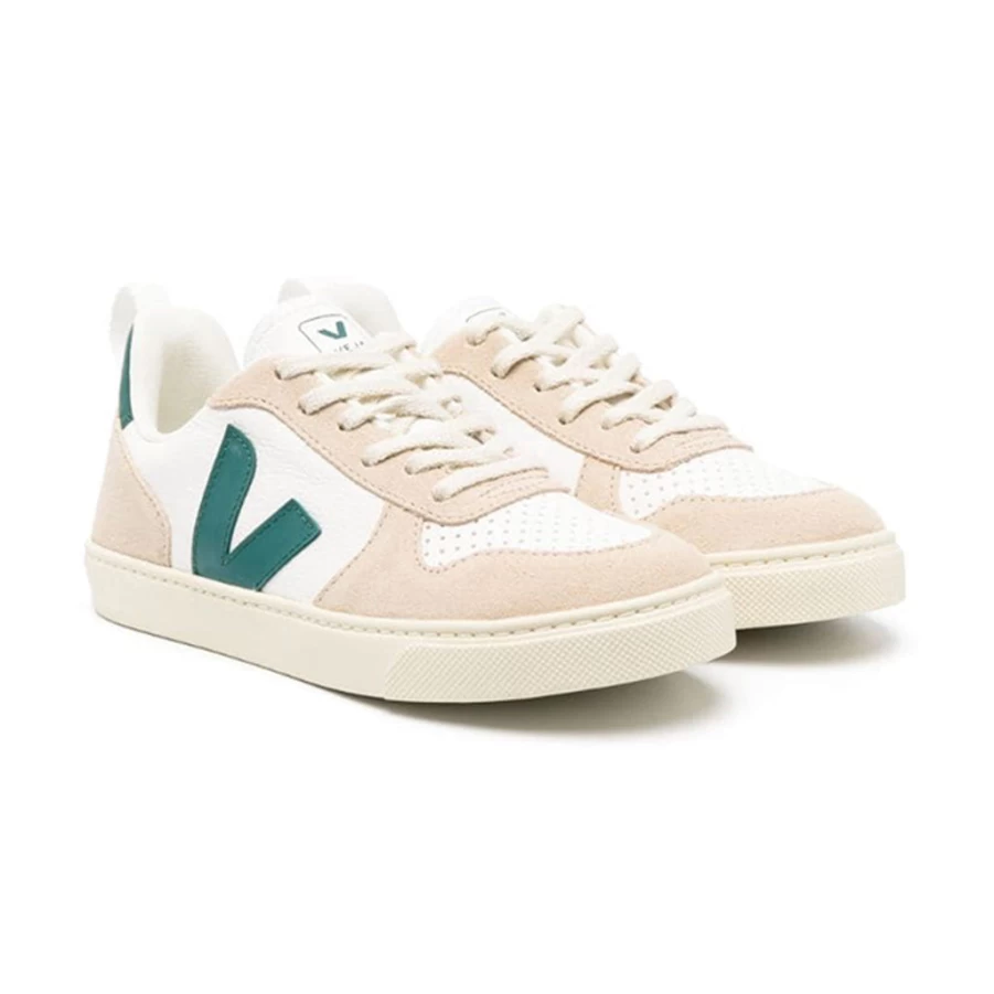 KIDS21 Multi-Colored V-10 Lace-Up Sneakers for Kids - Small Size
