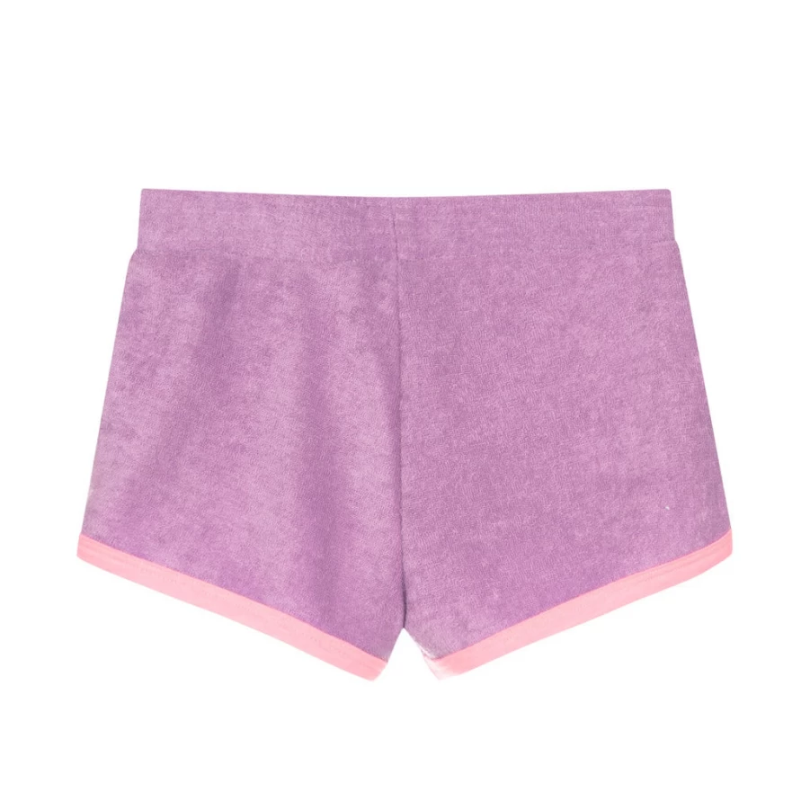 KIDS21 Looney Tunes X Billieblush Purple Shorts for Kids - Cartoon Character Design