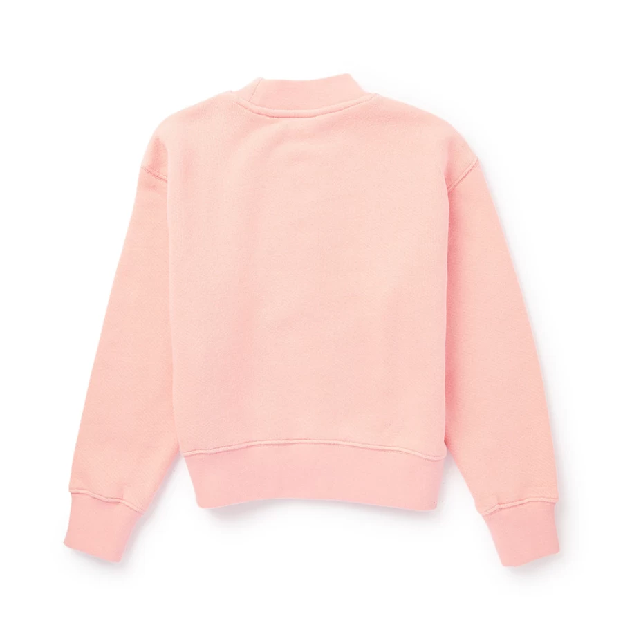 KIDS21 Pink Curve Logo Sweatshirt for Kids - Soft Cotton Pullover